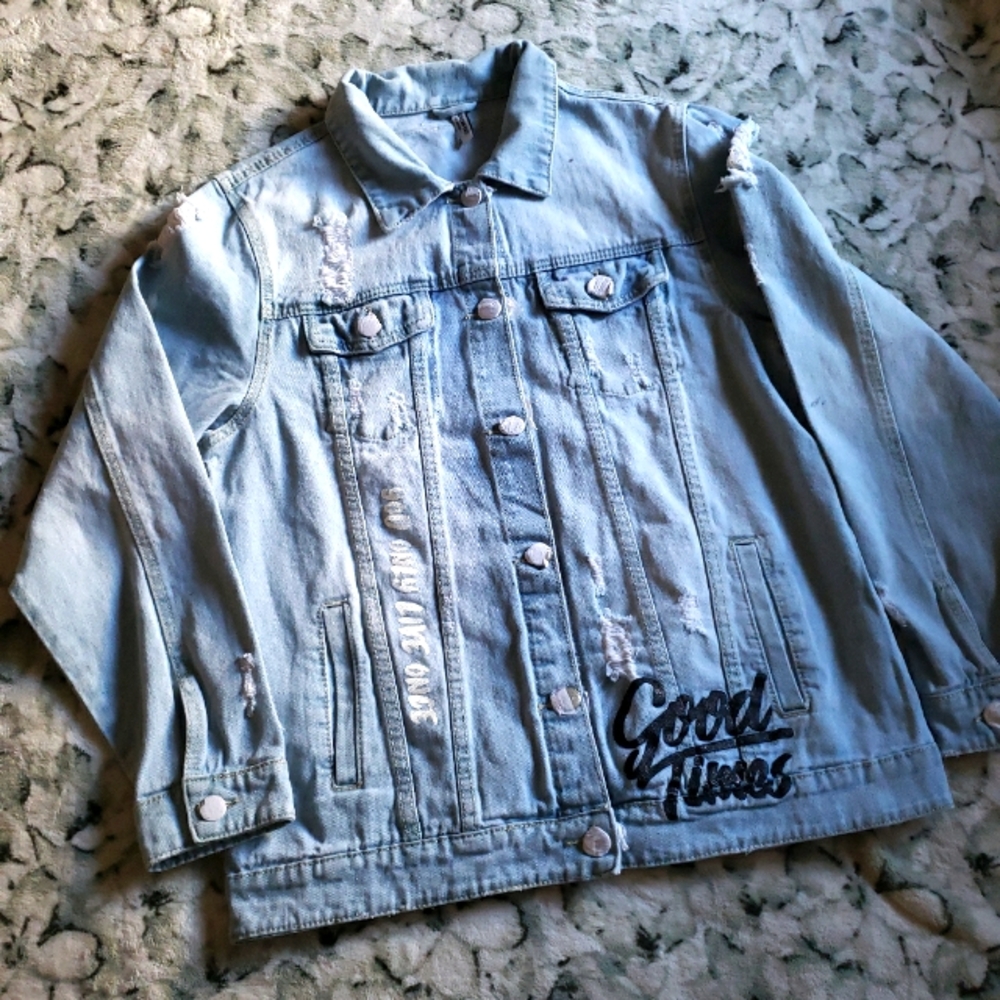 Good times Denim Jacket light blue